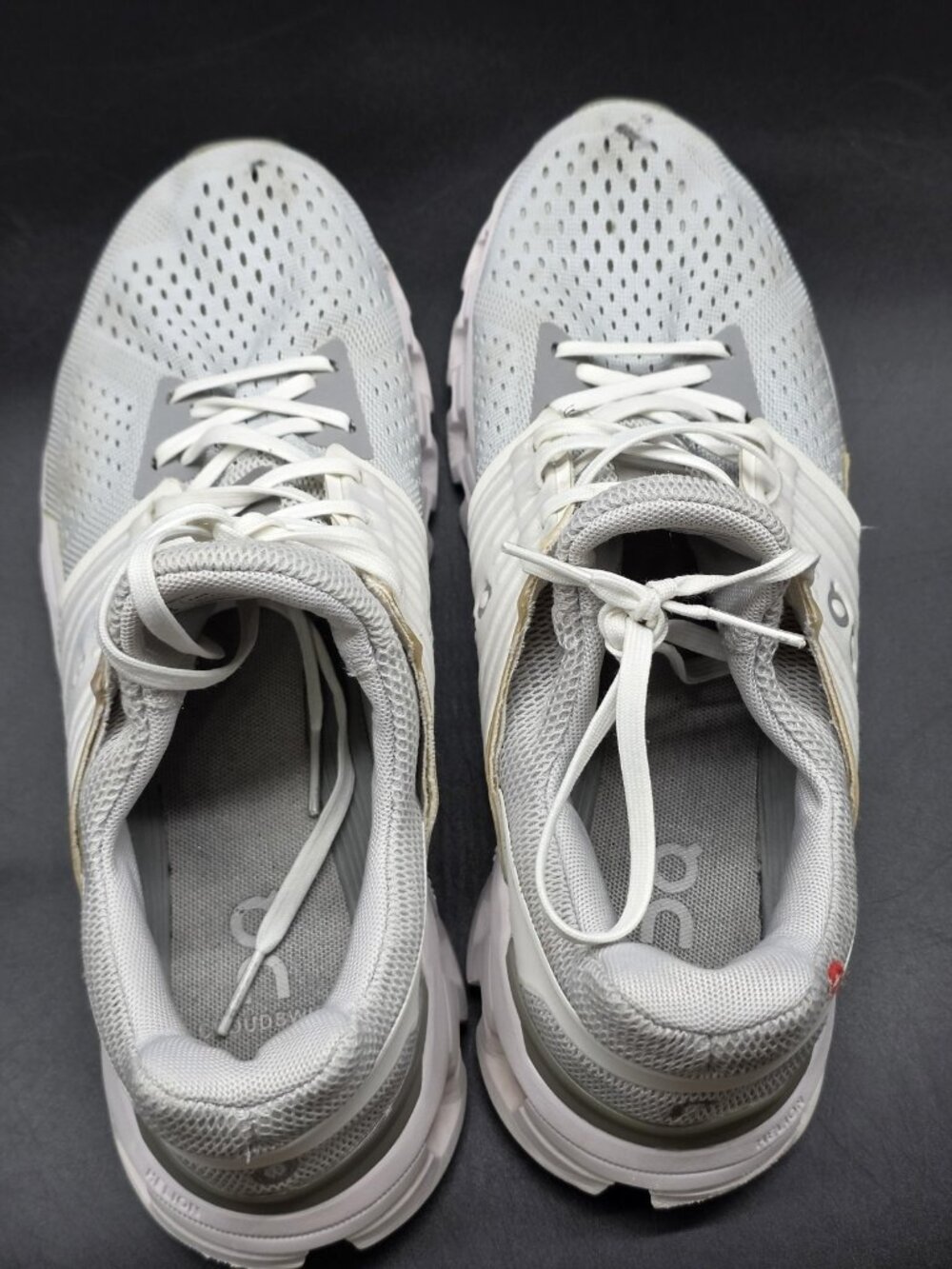 On Cloudswift Shoes Womens Size 9 White Mesh CloudTec Running Sneakers Damaged - Picture 9 of 13